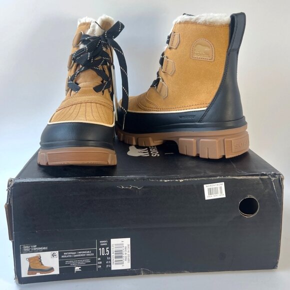 Sorel Tivoli V Waterproof Boots Faux Fur Insulated Winter Women Boots Size 10.5 - Picture 11 of 13